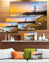 Lighthouse on Beautiful Seashore - Seashore Wall Art on Canvas