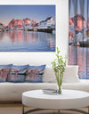 Henningsvaer on the Lofoten Norway - Modern Landscape Canvas Art