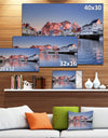 Henningsvaer on the Lofoten Norway - Modern Landscape Canvas Art