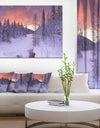 Finnish Lapland Trees in Winter - Landscape Wall Art on Canvas