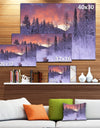 Finnish Lapland Trees in Winter - Landscape Wall Art on Canvas