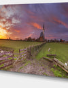 Church of Den Hoorn on Texel Island - Landscape Wall Art on Canvas