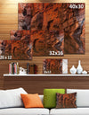 Rock Wall Reflections in Gorge - Landscape Wall Art on Canvas