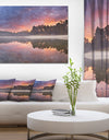 Quiet Lake Mirroring the Sky - Landscape Wall Art on Canvas