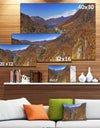 Kegon Falls near Nikko Panorama - Landscape Wall Art on Canvas