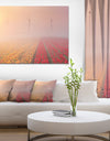 Sun over Blooming Lake Panorama - Landscape Wall Art on Canvas