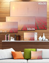 Sun over Blooming Lake Panorama - Landscape Wall Art on Canvas