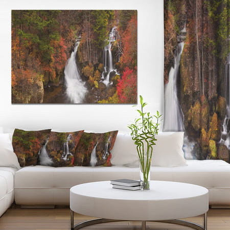 Ryuzu Falls near Nikko Japan - Landscape Wall Art on Canvas