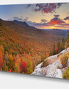 Endless Forests in Fall Panorama - Landscape Wall Art on Canvas