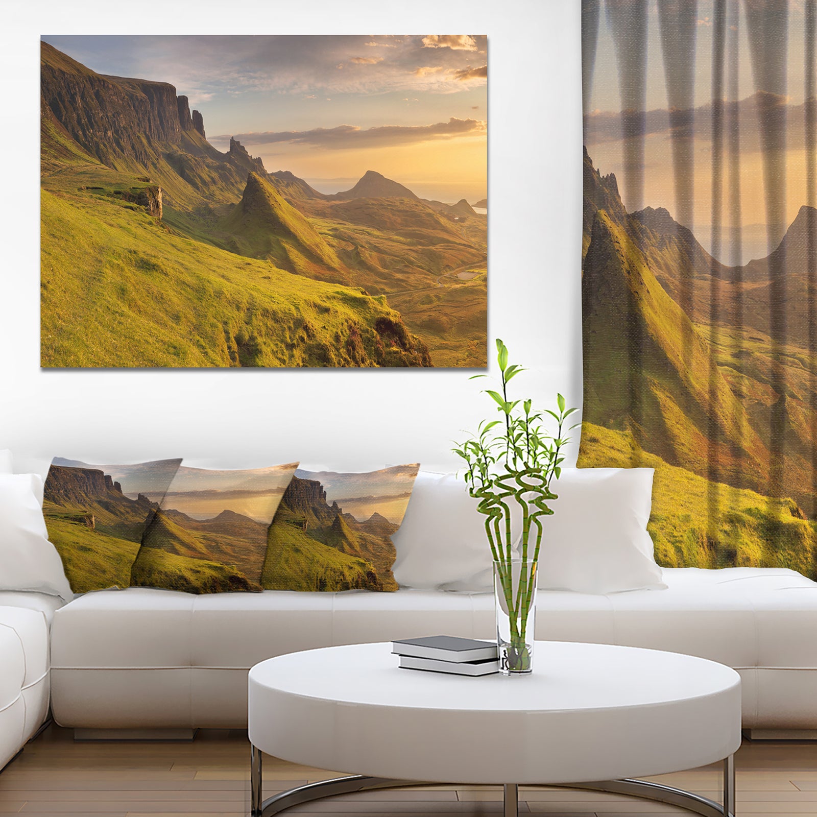 Sunrise at Quiraing Scotland - Landscape Wall Art on Canvas