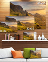 Sunrise at Quiraing Scotland - Landscape Wall Art on Canvas