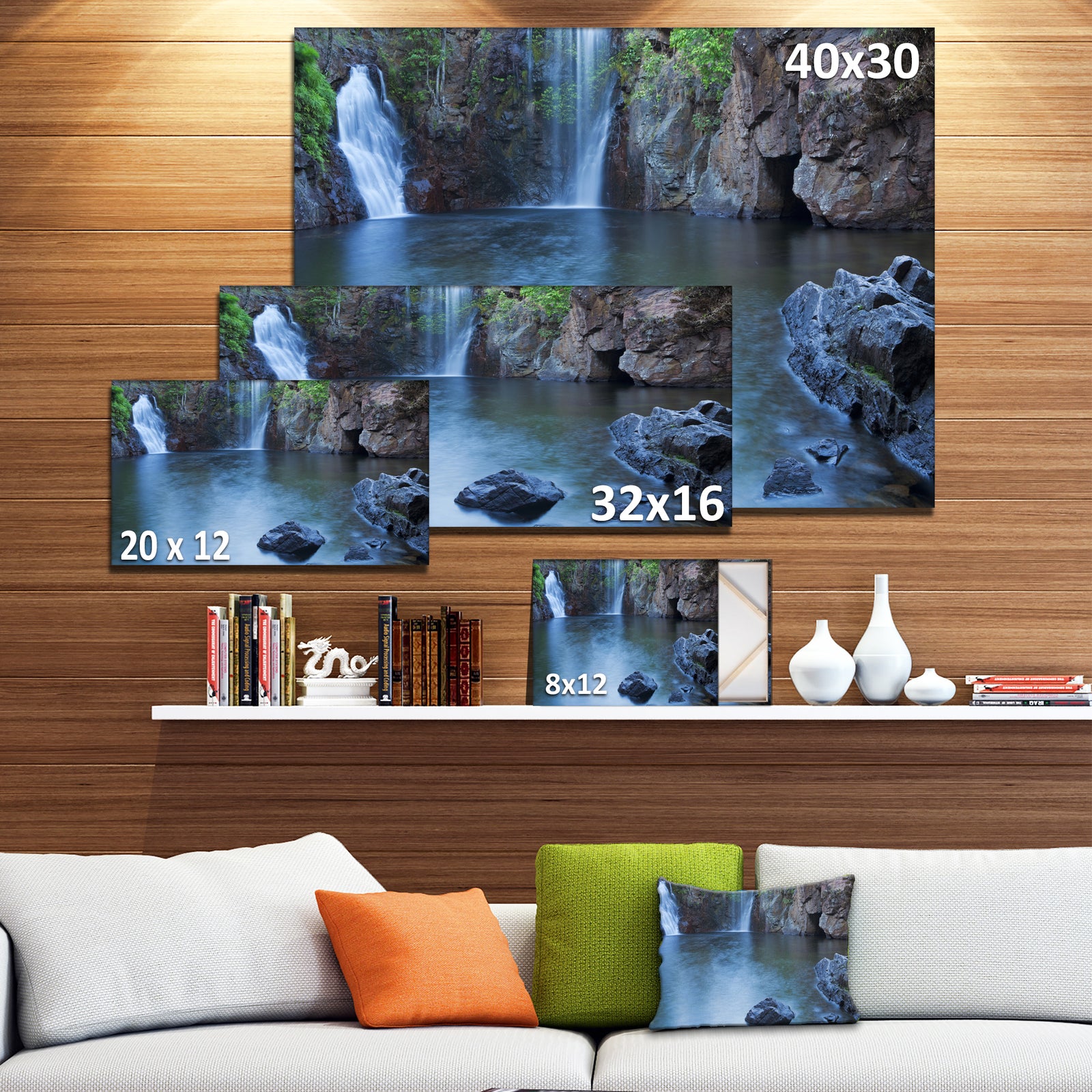 Florence Falls in Litchfield - Landscape Wall Art on Canvas