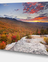 Endless Forests in Fall Foliage - Landscape Wall Art on Canvas