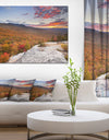 Endless Forests in Fall Foliage - Landscape Wall Art on Canvas