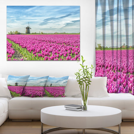 Traditional Holland Countryside - Landscape Wall Art on Canvas
