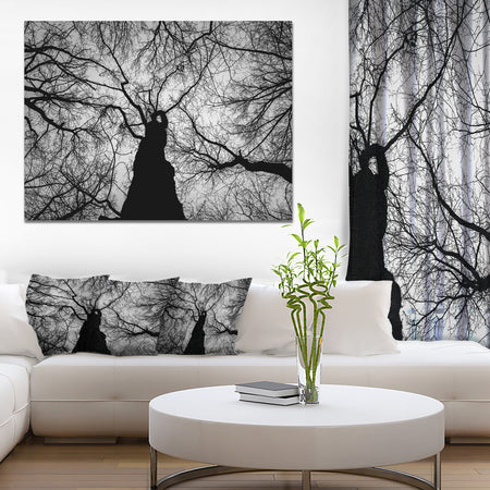 Hoto of Winter Branches - Landscape Wall Art on Canvas