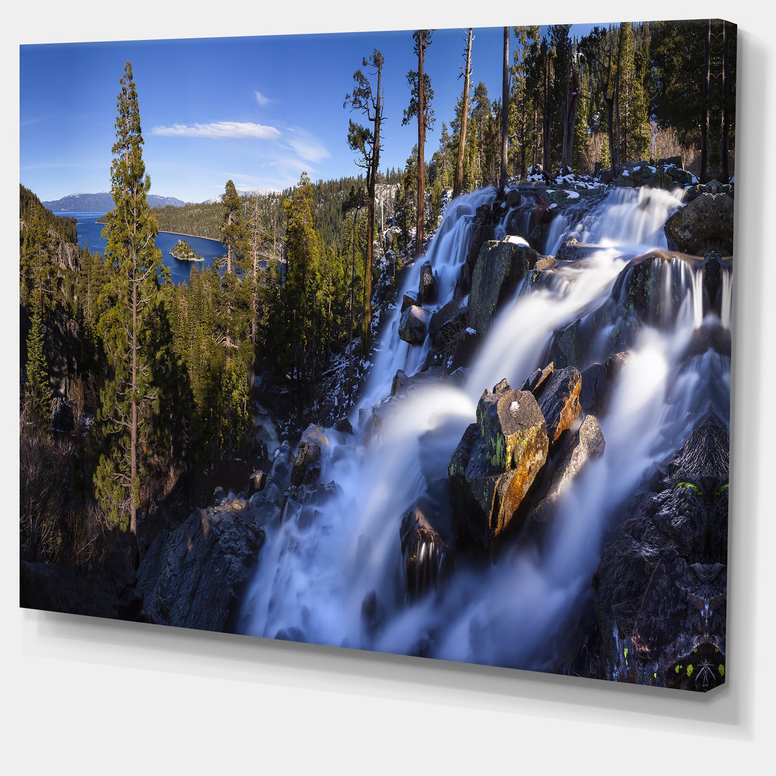 Eagle Falls Emerald Bay Lake Tahoe - Modern Landscpae Wall Art