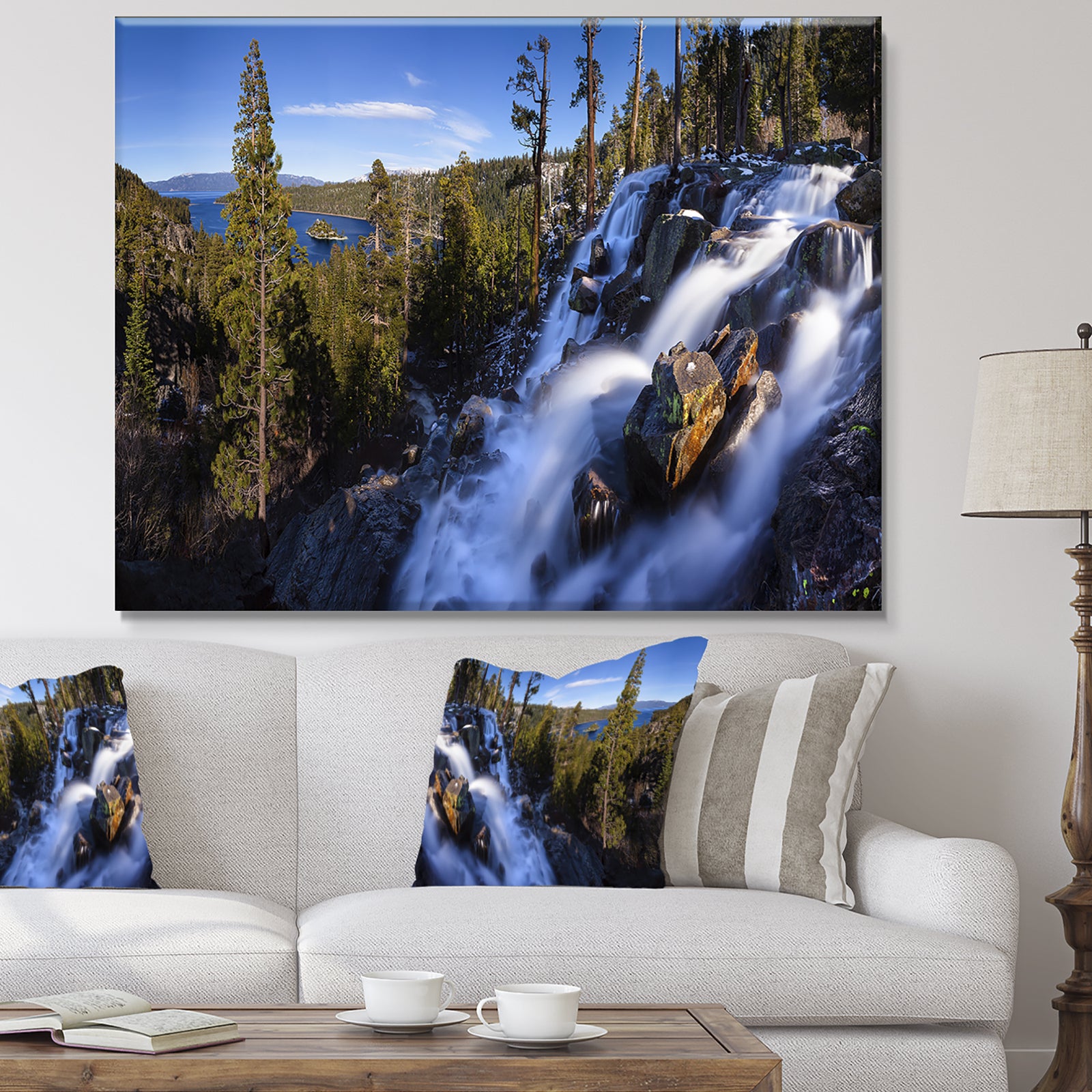 Eagle Falls Emerald Bay Lake Tahoe - Modern Landscpae Wall Art