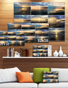 Sea Sunset Collage - Modern Landscpae Wall Art