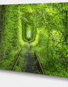 Forest around Rail Way Tunnel - Modern Landscpae Wall Art