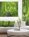 Forest around Rail Way Tunnel - Modern Landscpae Wall Art