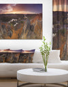 Rural Autumn Sunset Panorama - Modern Landscpae Wall Art