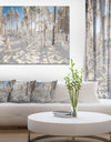 Winter Snow Covered Wood - Modern Landscpae Wall Art