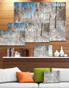 Winter Snow Covered Wood - Modern Landscpae Wall Art