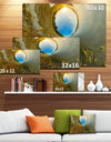 Kayak in River Little Planet - Modern Landscpae Wall Art