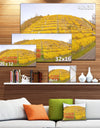 Vineyard Panorama in Autumn - Modern Landscpae Wall Art