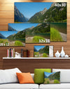 Green Mountain Landscape View - Modern Landscpae Wall Art