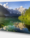 Green Mountain Lake in the Alps - Modern Landscpae Wall Art