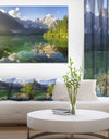 Green Mountain Lake in the Alps - Modern Landscpae Wall Art