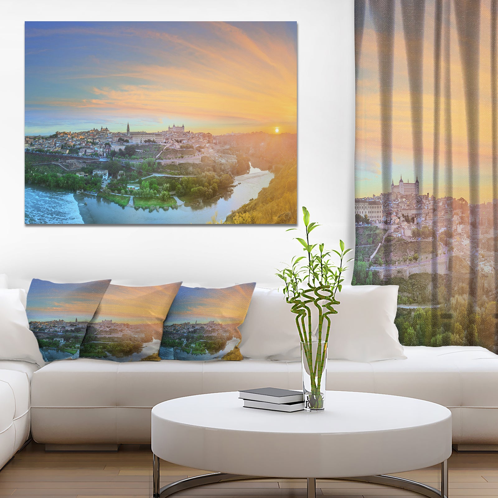 Hill over the Tagus River Spain - Modern Landscpae Wall Art