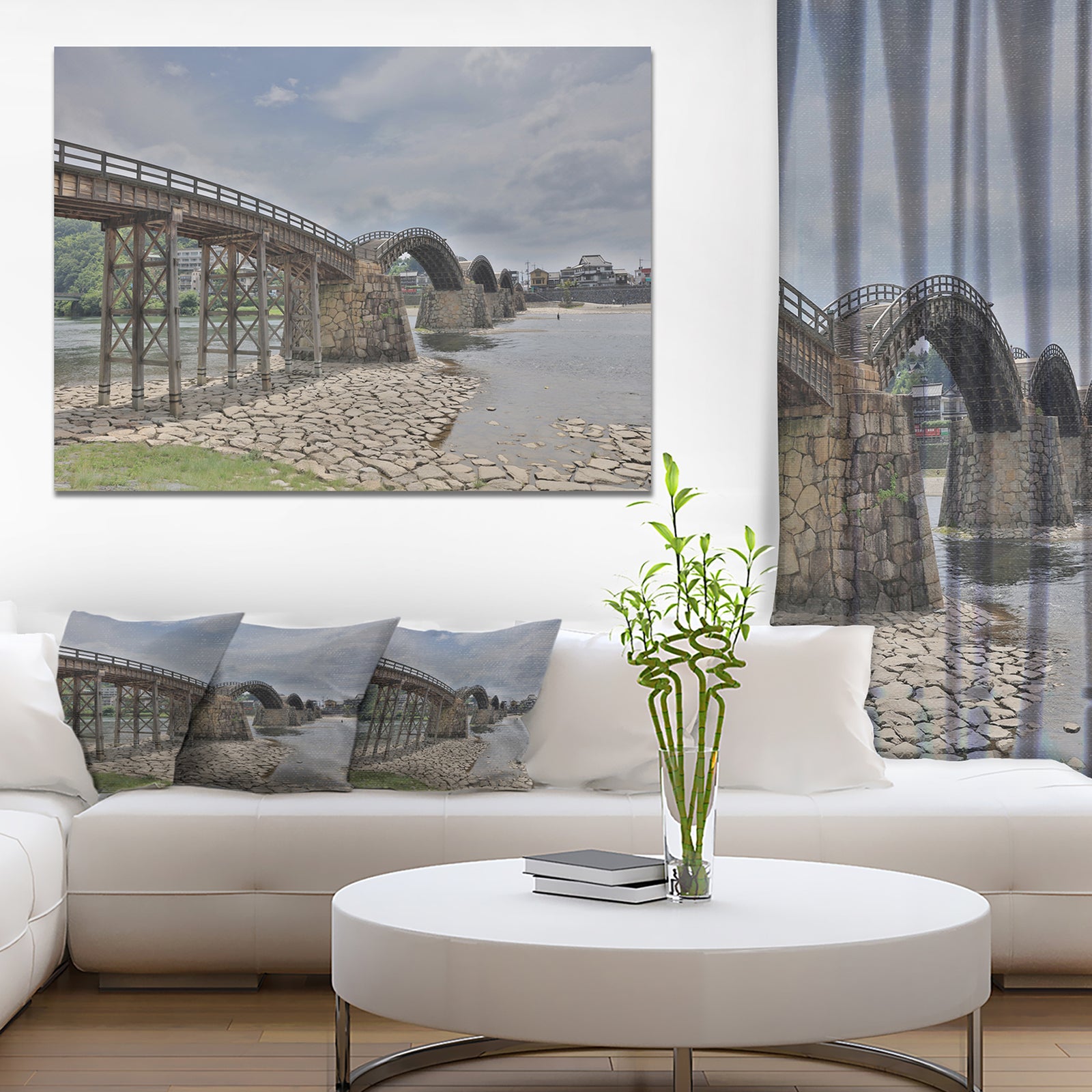 Kintai Bridge in Iwakuni Yamaguchi - Modern Landscpae Wall Art