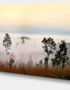 Misty Morning Panorama - Modern Landscpae Wall Art