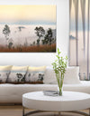 Misty Morning Panorama - Modern Landscpae Wall Art