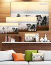 Misty Morning Panorama - Modern Landscpae Wall Art