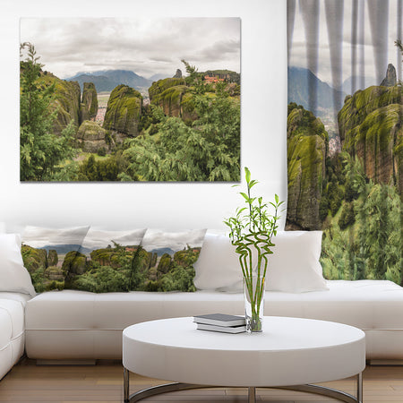 Meteora Mountain in Greece - Modern Landscpae Wall Art