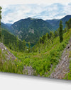 Green Mountains Panorama - Modern Landscpae Wall Art