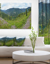 Green Mountains Panorama - Modern Landscpae Wall Art