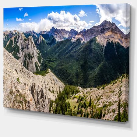 Rocky Mountains Panorama - Modern Landscpae Wall Art