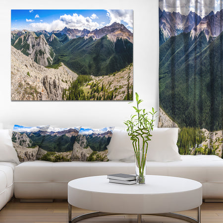 Rocky Mountains Panorama - Modern Landscpae Wall Art