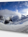 Winter in Alps Panorama - Modern Landscpae Wall Art