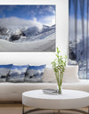 Winter in Alps Panorama - Modern Landscpae Wall Art