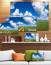 Path in Bright Summer Panorama - Modern Landscpae Wall Art