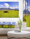 Green Bavaria Field Panorama - Modern Landscpae Wall Art