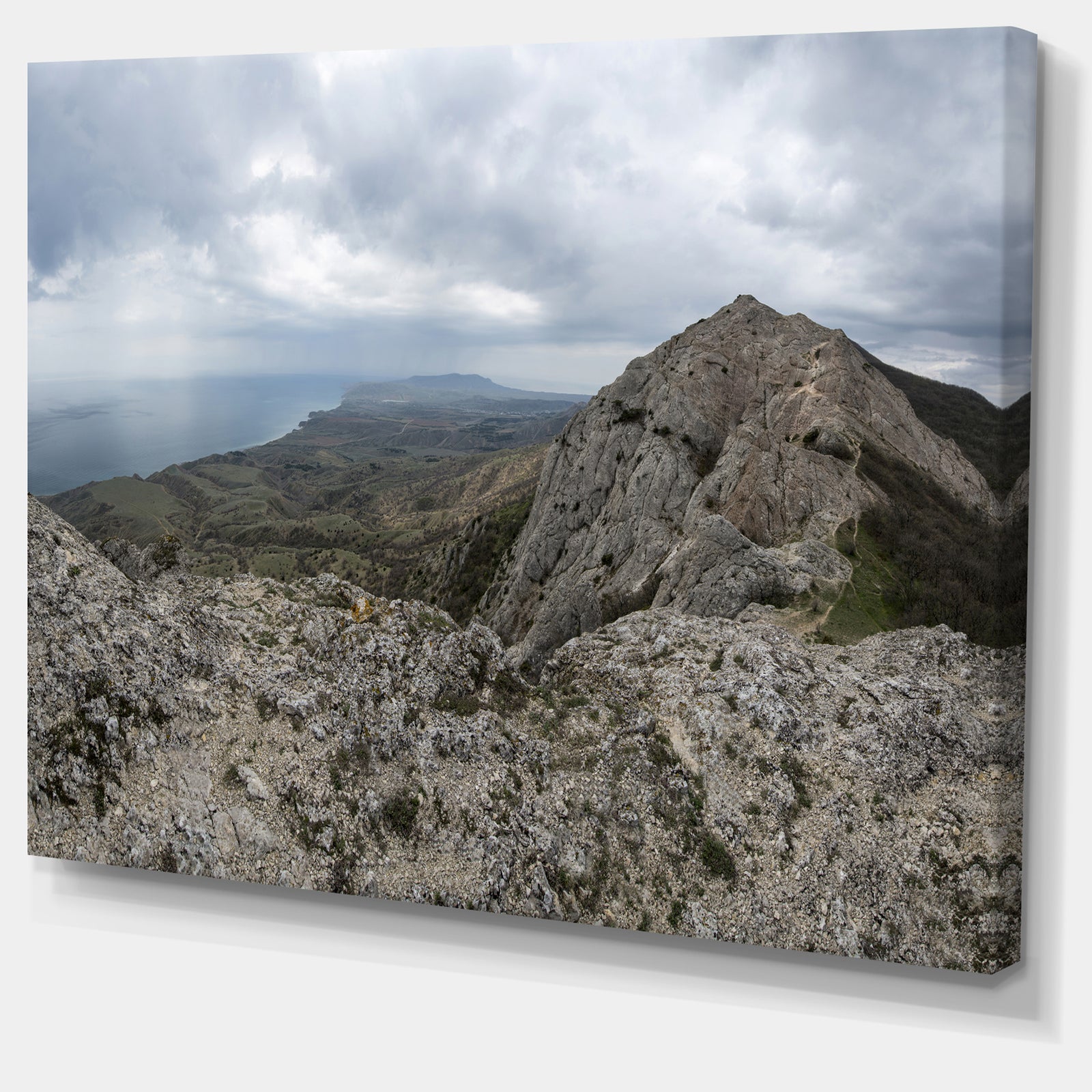 Rocky Mountain Peak Panorama - Modern Landscpae Wall Art