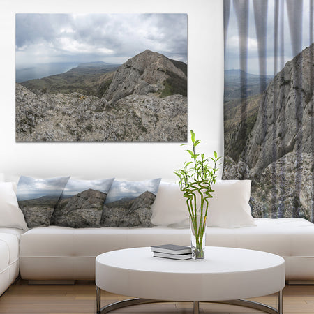 Rocky Mountain Peak Panorama - Modern Landscpae Wall Art
