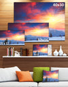 Beautiful Winter Landscape View - Landscape Canvas Wall Artwork